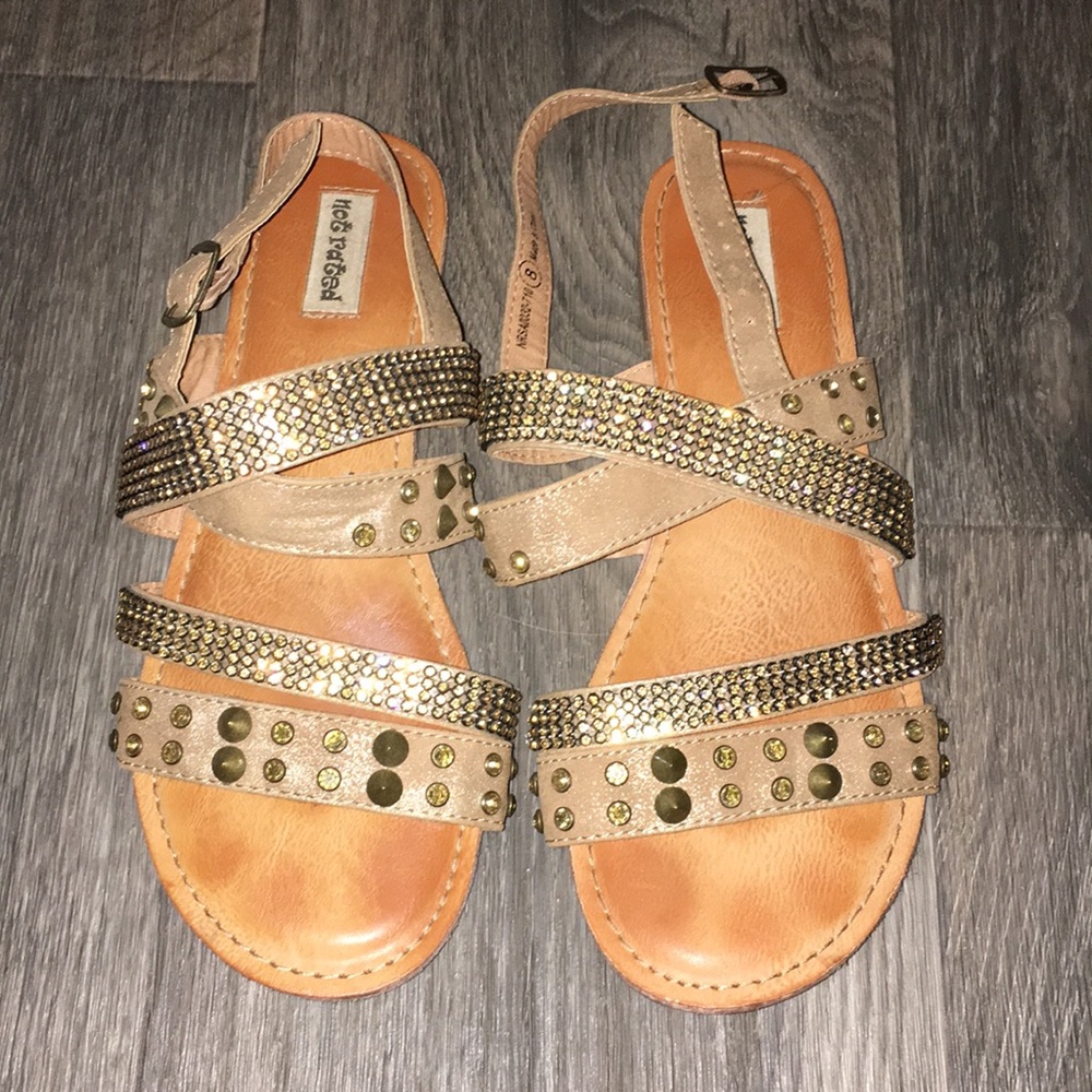 Tan not rated sandals